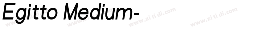Egitto Medium字体转换